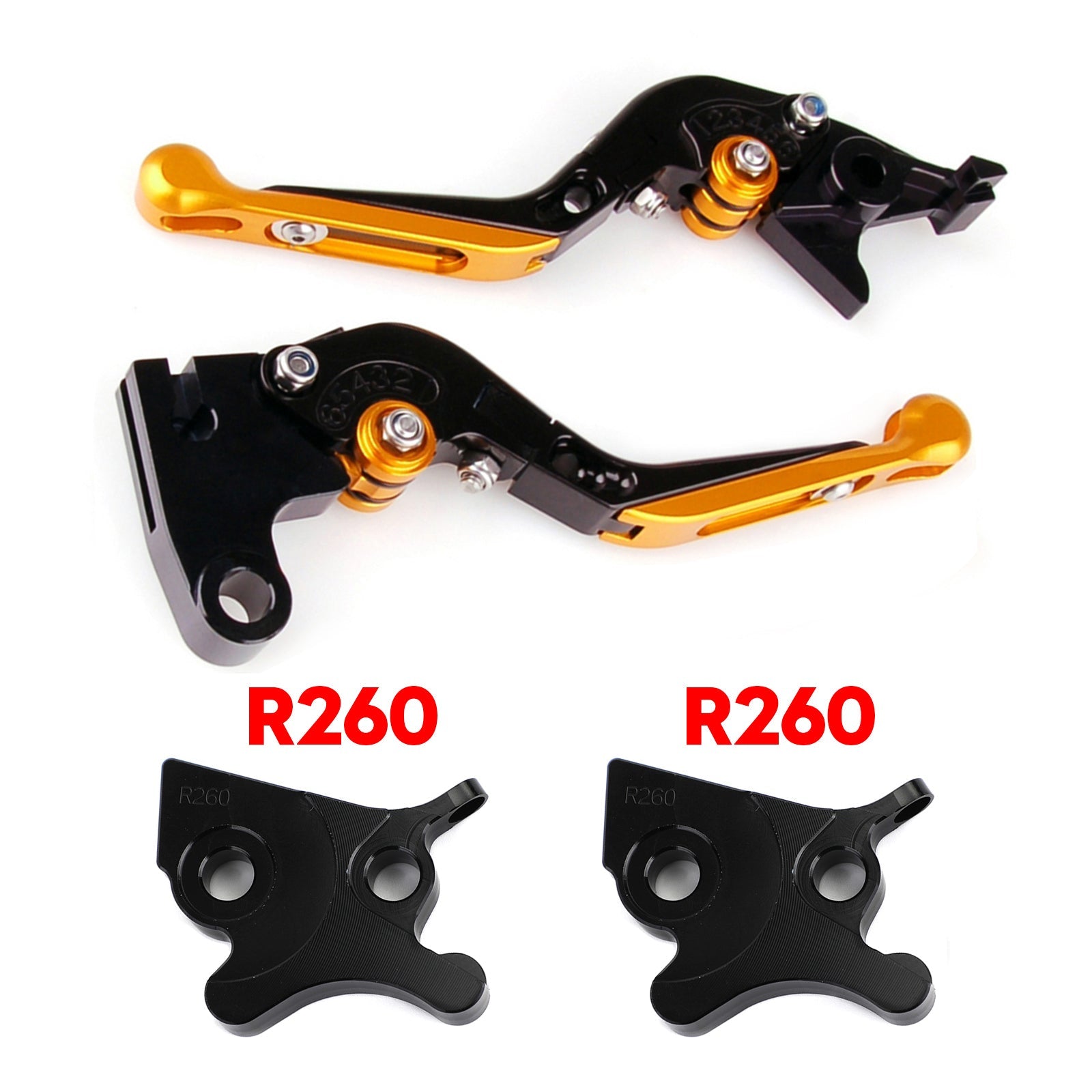 Motorcycle Adjustable Clutch Brake Lever For VESPA GTS 300 Super Generic