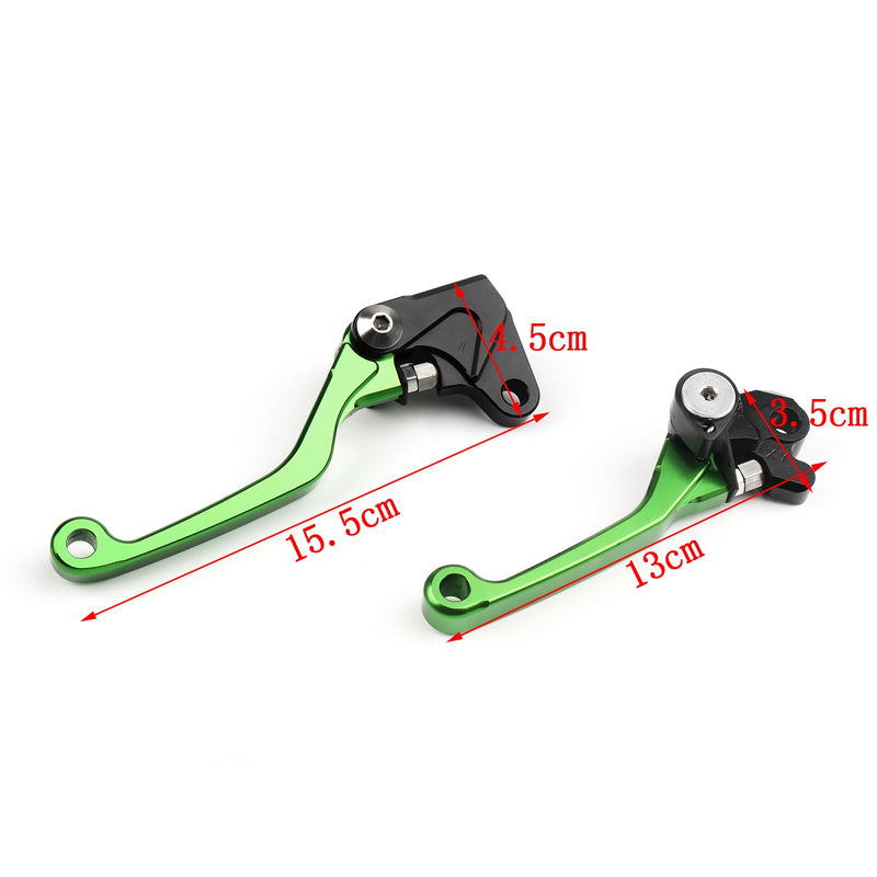 Palancas de embrague de freno de pivote de bicicleta de tierra CNC para Kawasaki KLX 450R 2008-2009 genérico