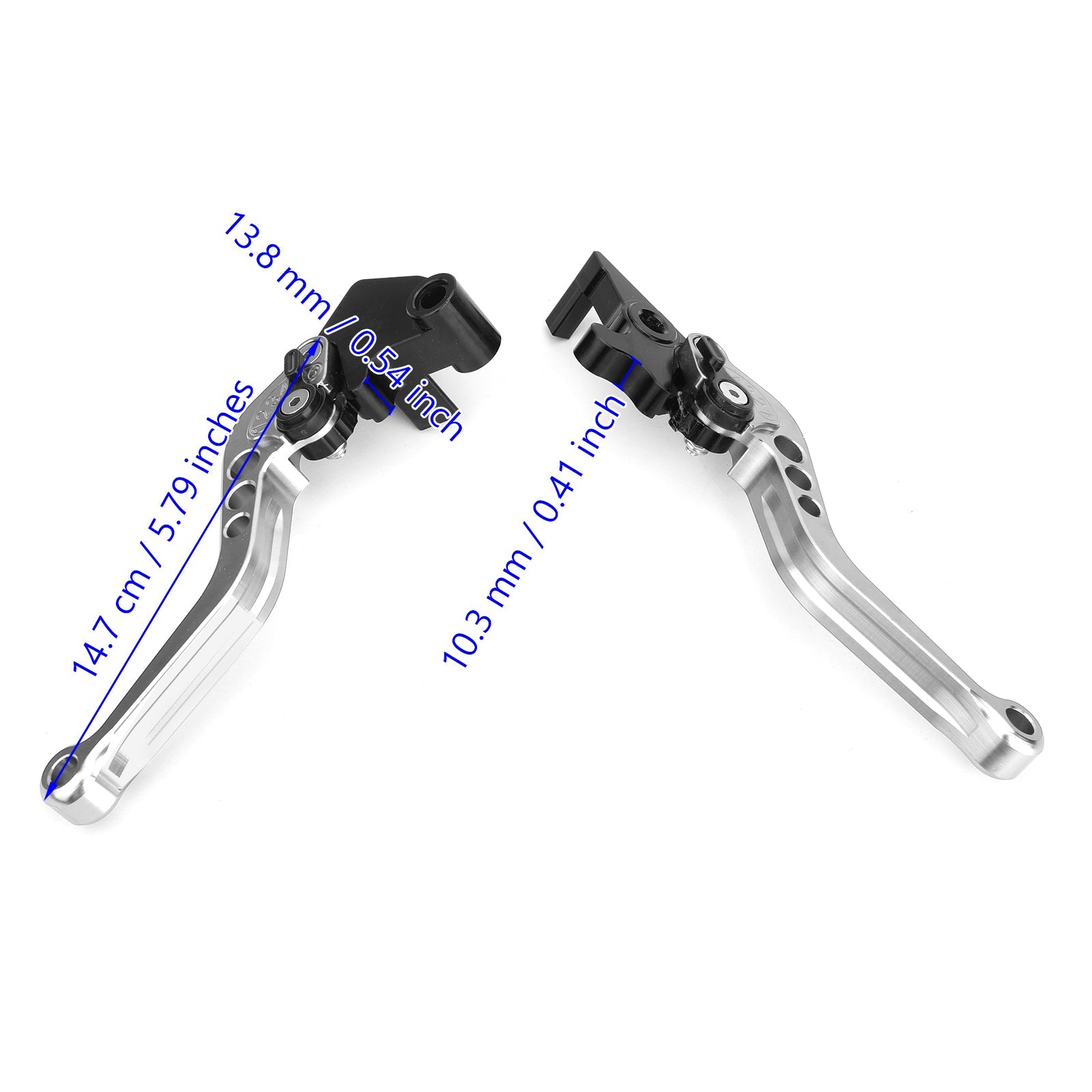 Brake Clutch Levers For Kawasaki Ninja 250 300 Silver  Generic