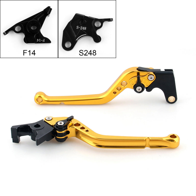 Brake Clutch Levers For Suzuki GSXR600 GSX-R1000 TL1000S GSR 600 SFV 650 Black Generic