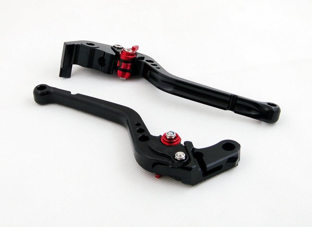 Long Brake Clutch Levers For Aprilia TUONO V4R 2011-2014 Black Generic