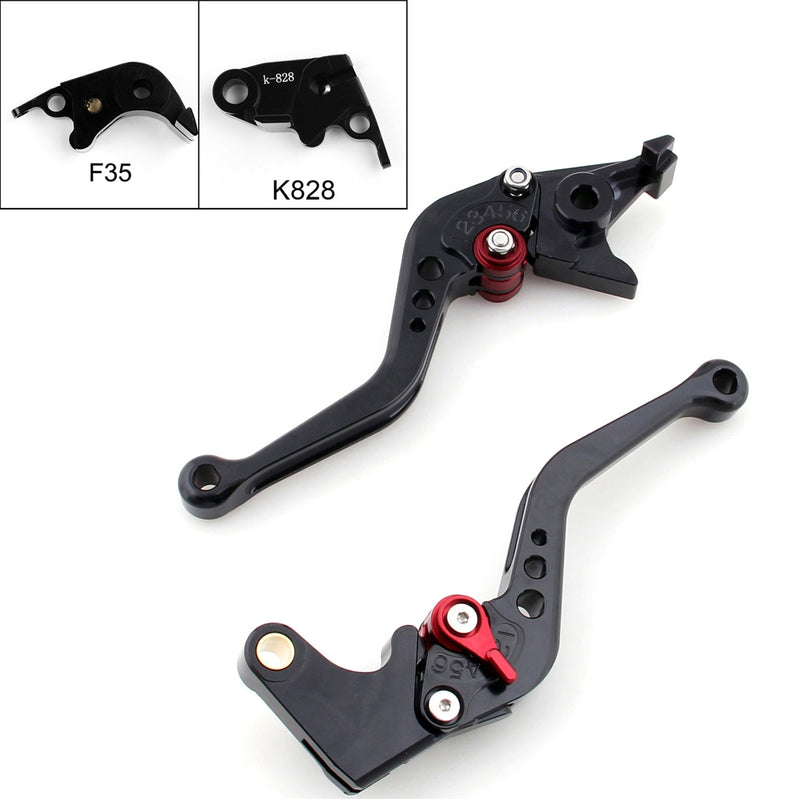 Short Brake Clutch Levers For Kawasaki ZX636R / ZX6RR 25-26