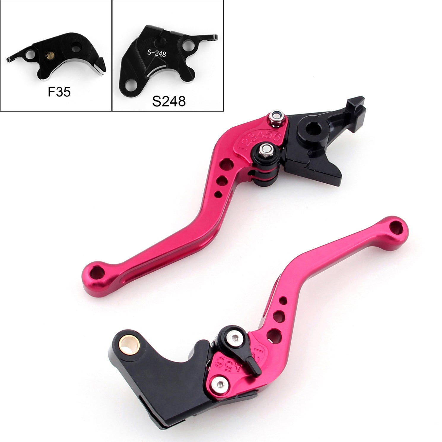 Short Brake Clutch Levers For Suzuki GSXR600 GSXR750 GSXR 600 750 2004-2005 Generic