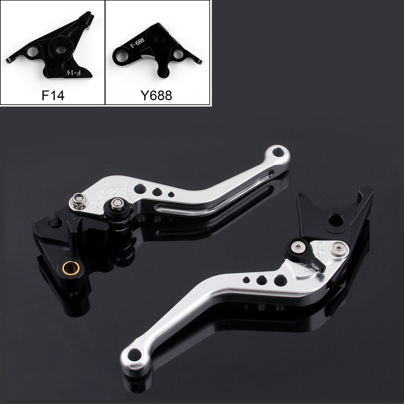 Short Brake Clutch Levers For Yamaha YZF R1 YZF R6 FZ1 FAZER R6S Generic