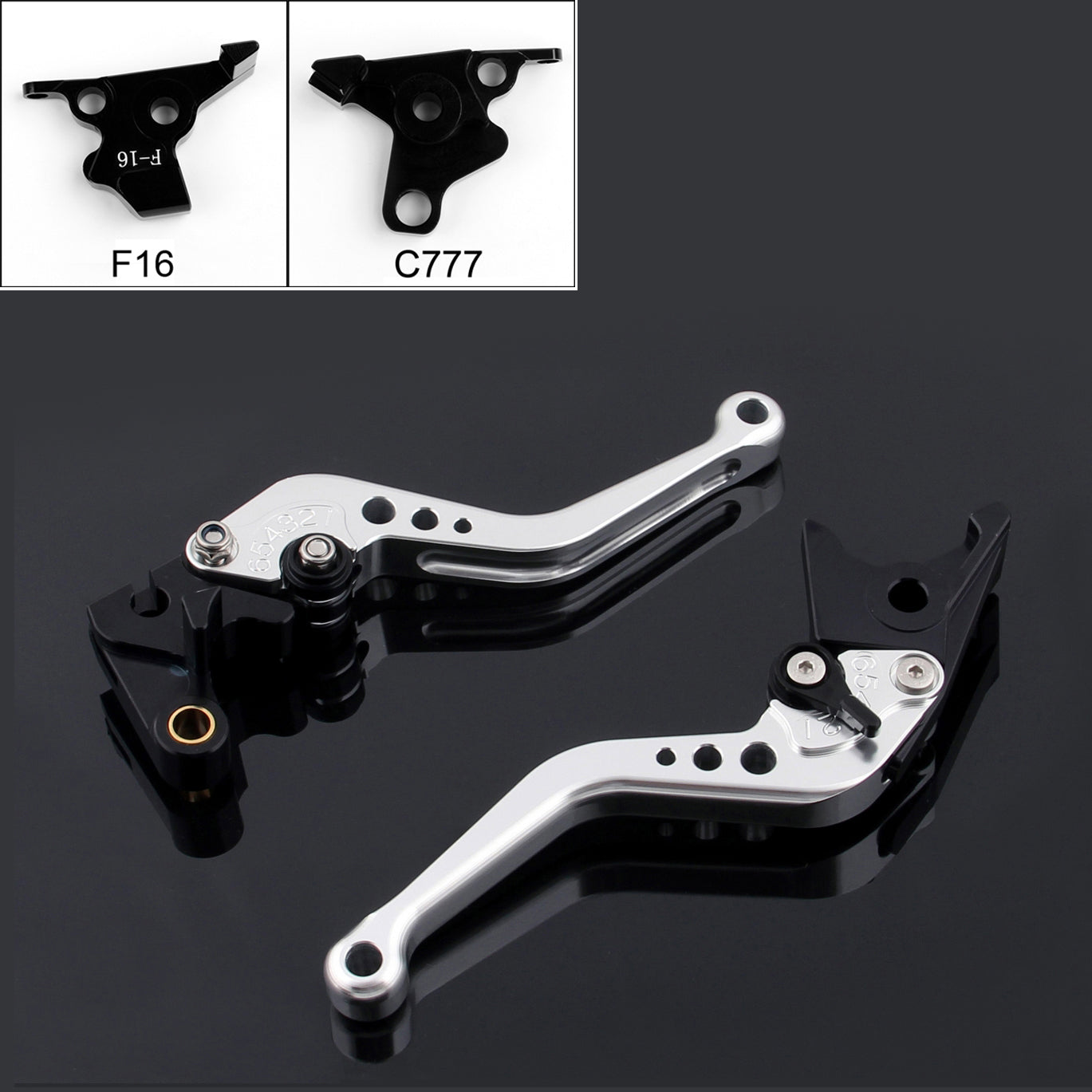 Short Brake Clutch Levers For Yamaha FJR XJR 1300 2004-2013 SUPERTENERE 12-14 Generic