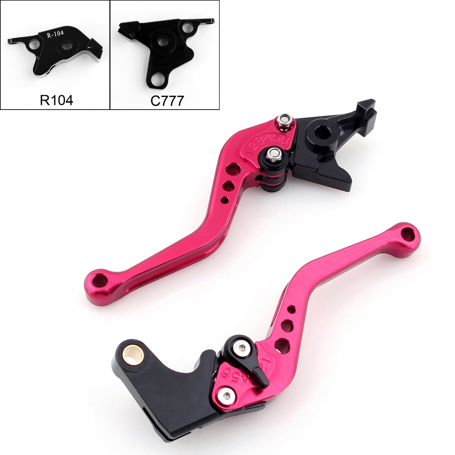 Short Brake Clutch Levers For Yamaha MT-01 2004-2009 V-MAX 2009-2014 2010 2011 Generic