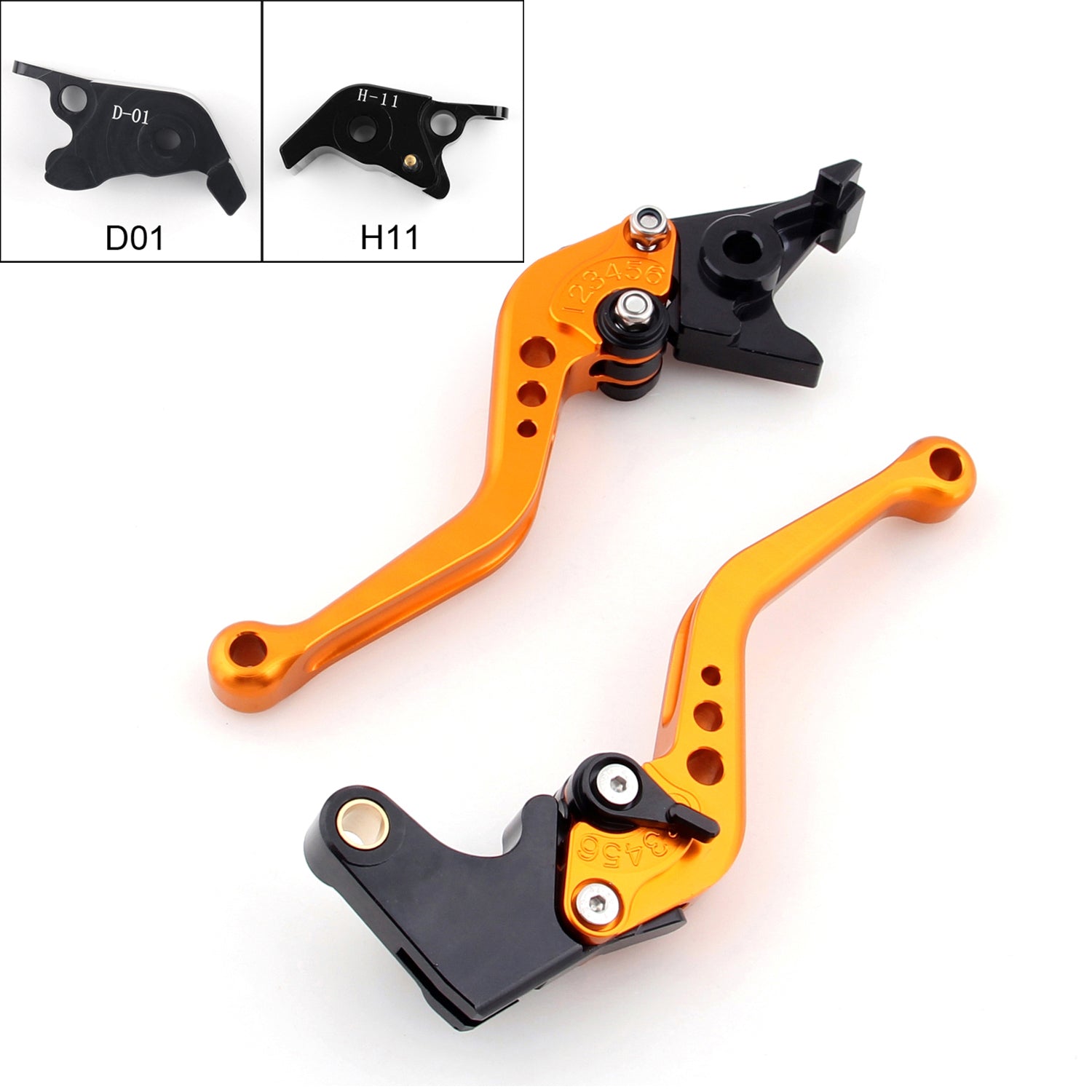 Short Brake Clutch Levers For Ducati Hypermotard 1100/SP 2007-2012 Generic