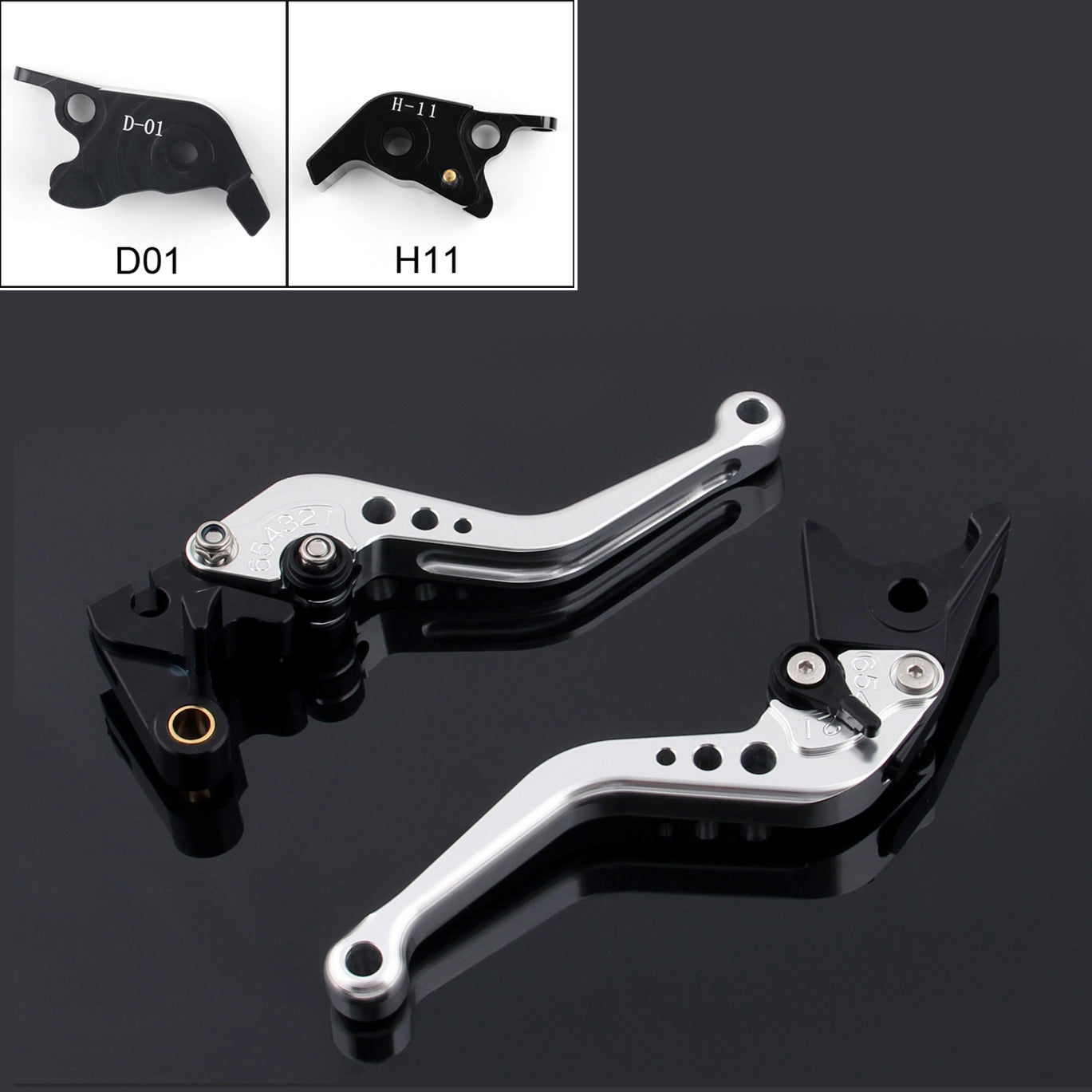 Short Brake Clutch Levers For Ducati Hypermotard 1100/SP 2007-2012 Generic