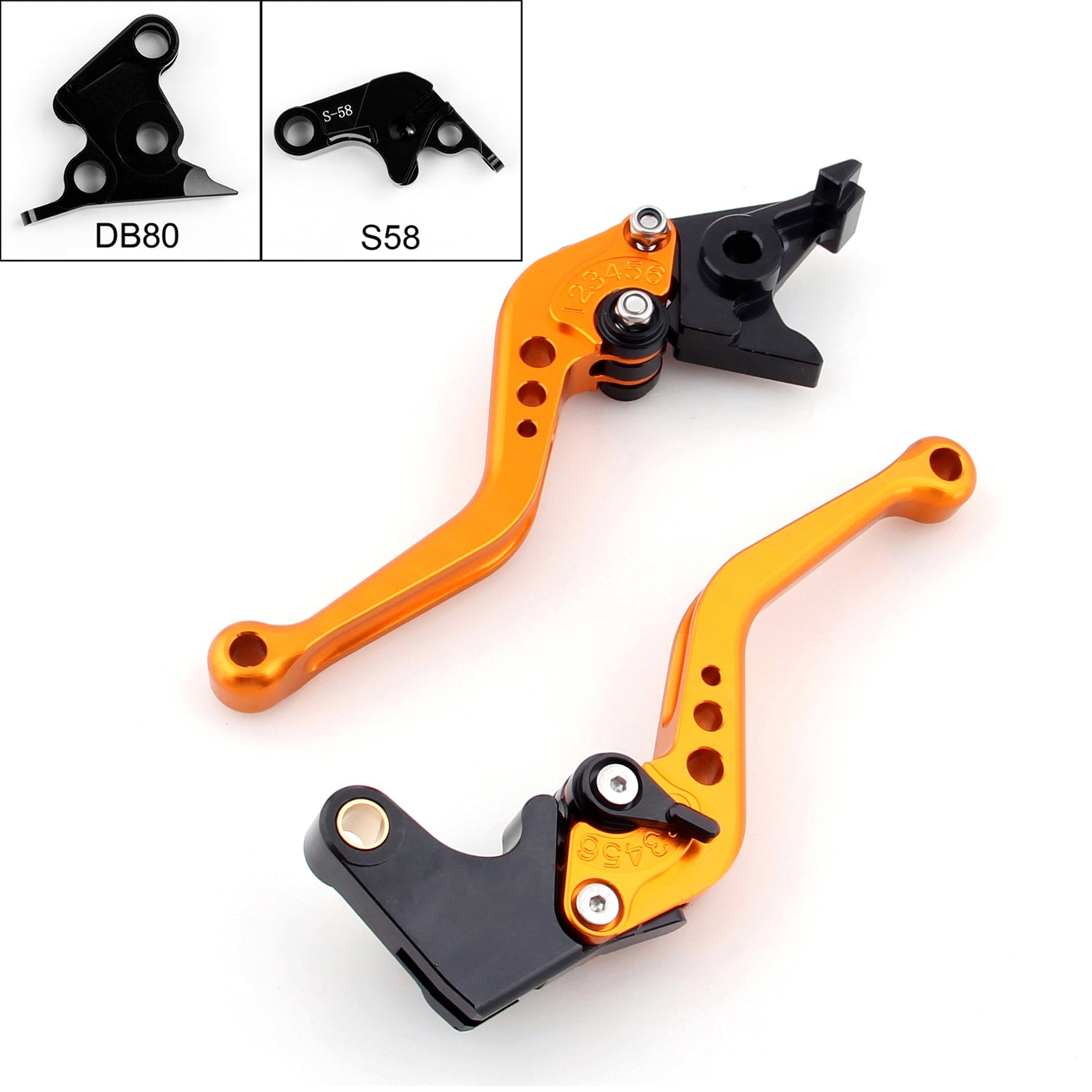 Short Brake Clutch Levers For Aprilia TUONO V4R 2011-2014 2012 2013 Generic