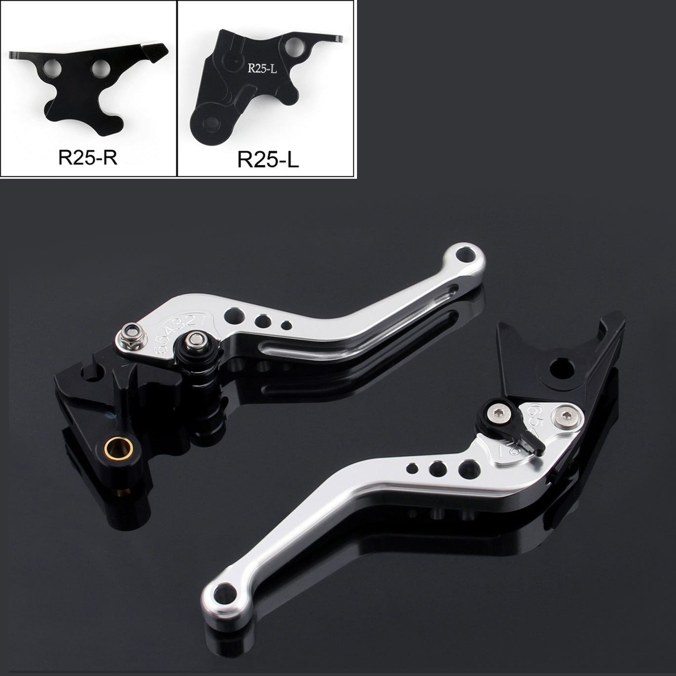 Short Brake Clutch Levers For Yamaha YZF R25 2014-2015/YZF R3 2015 Generic