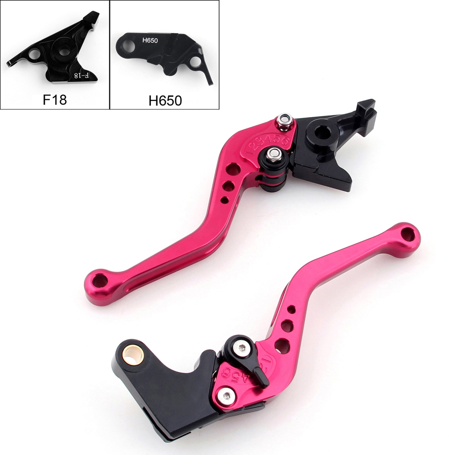 Short Brake Clutch Levers For Honda CBR650F/CB650F 2014-2015 (F-18/H-650) Generic