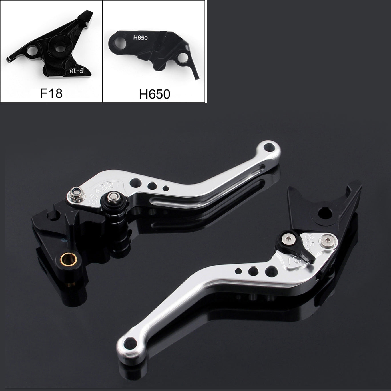 Short Brake Clutch Levers For Honda CBR650F/CB650F 2014-2015 (F-18/H-650) Generic