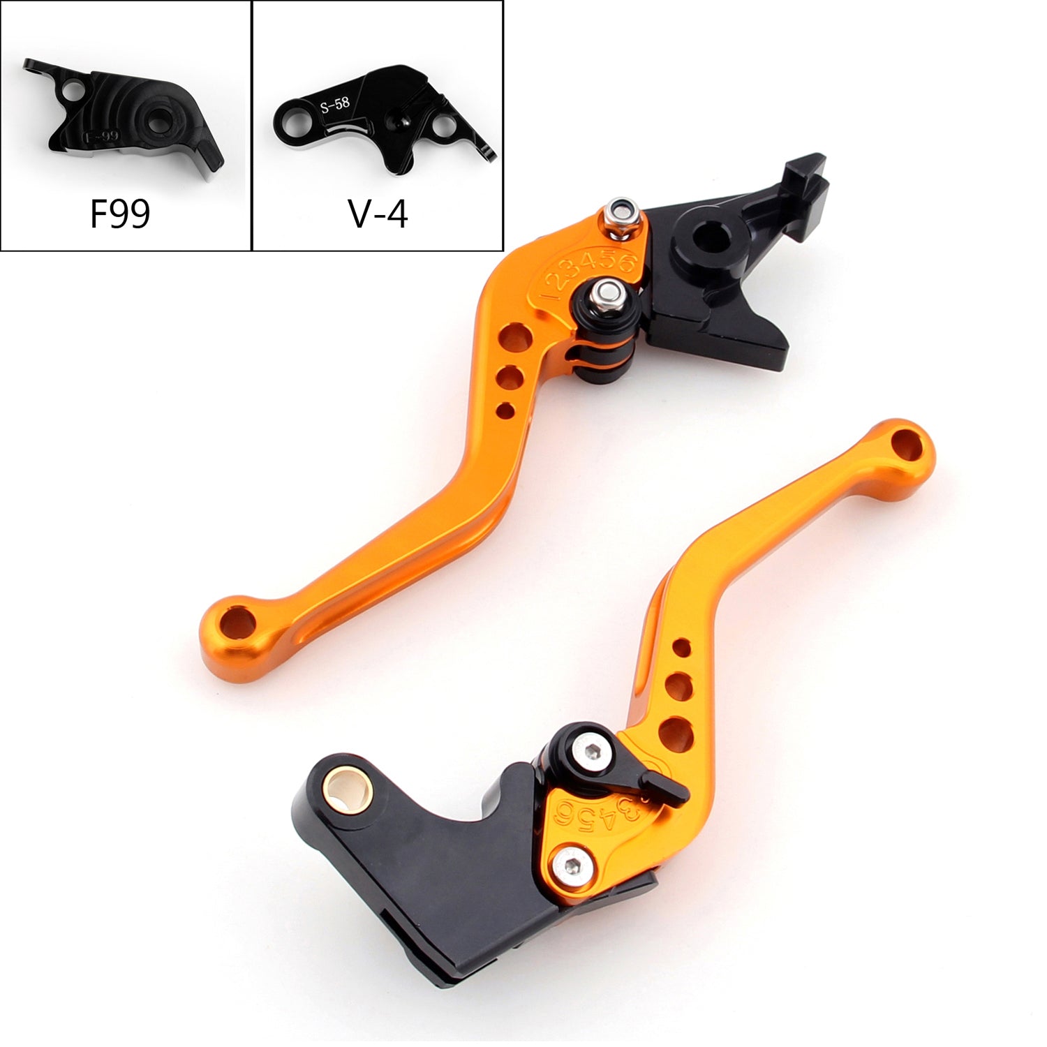 Short Brake Clutch Levers For Aprilia Aprilia RSV4 FACTORY/RSV4-R/RR TUONO Generic