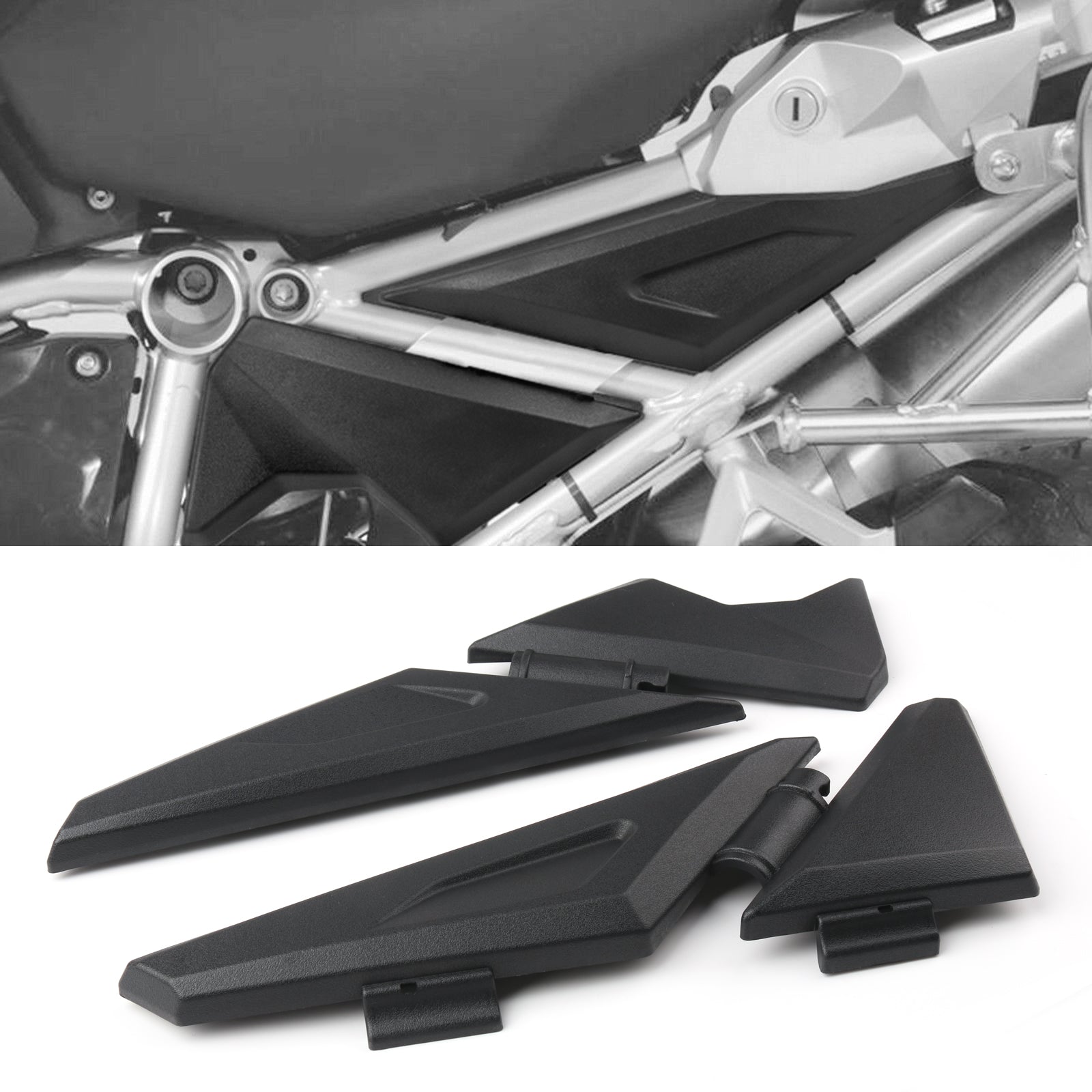 Protector de panel lateral de cubierta de marco superior para BMW R1200 GS LC/Adventure 2013-2016 genérico