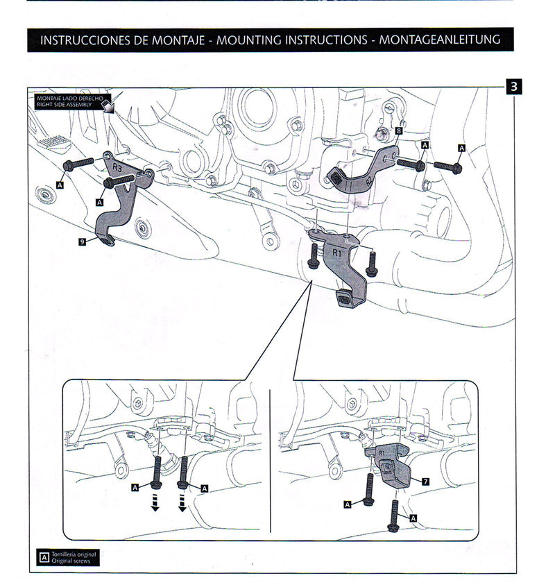 Carrocería Guardabarros Panel Inferior Carenado Puig para Kawasaki Z900 2017 2018 Genérico