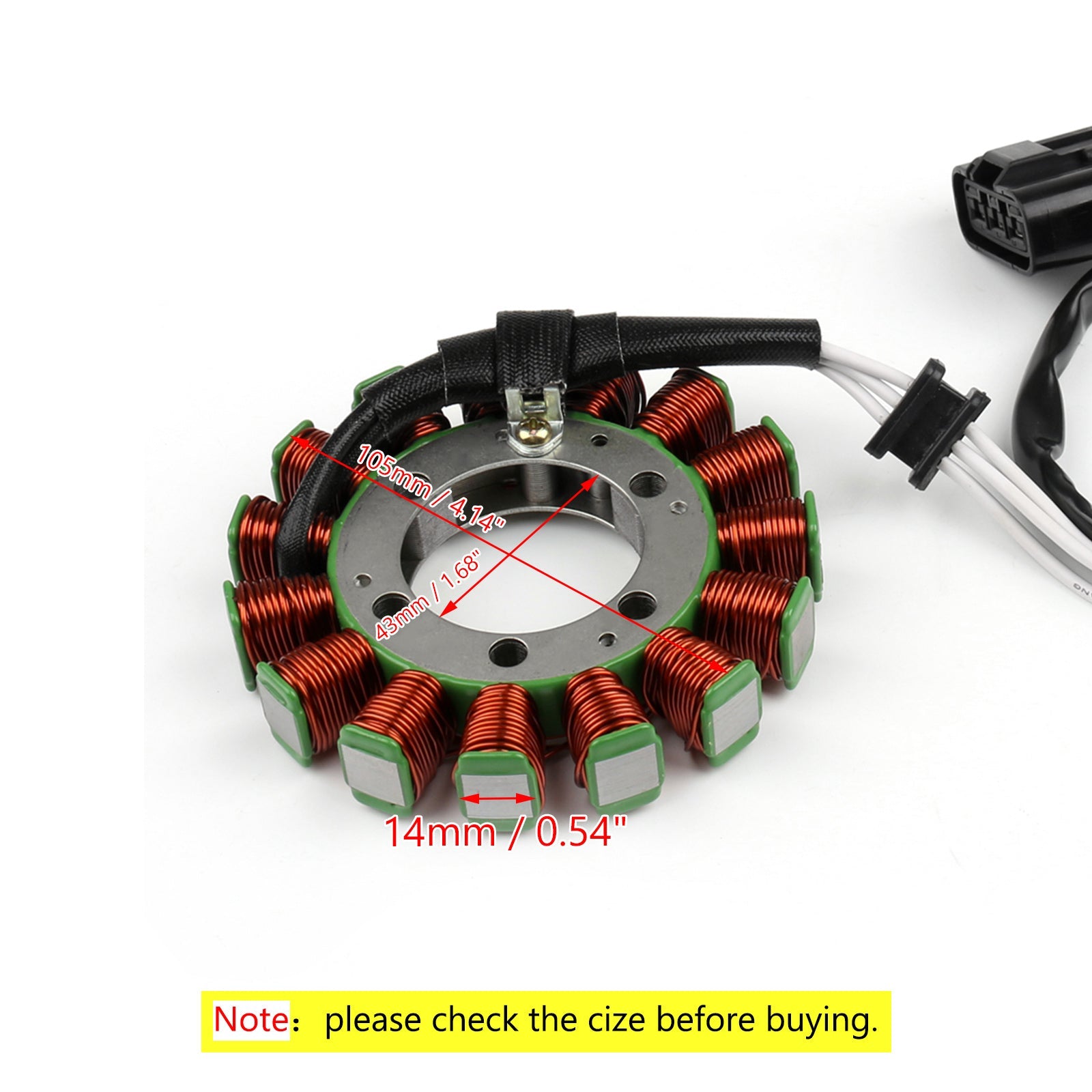 Generator Stator Fit for Kawasaki ZX 600 R Ninja ZX6R ZX-6R 2008 2009-2017