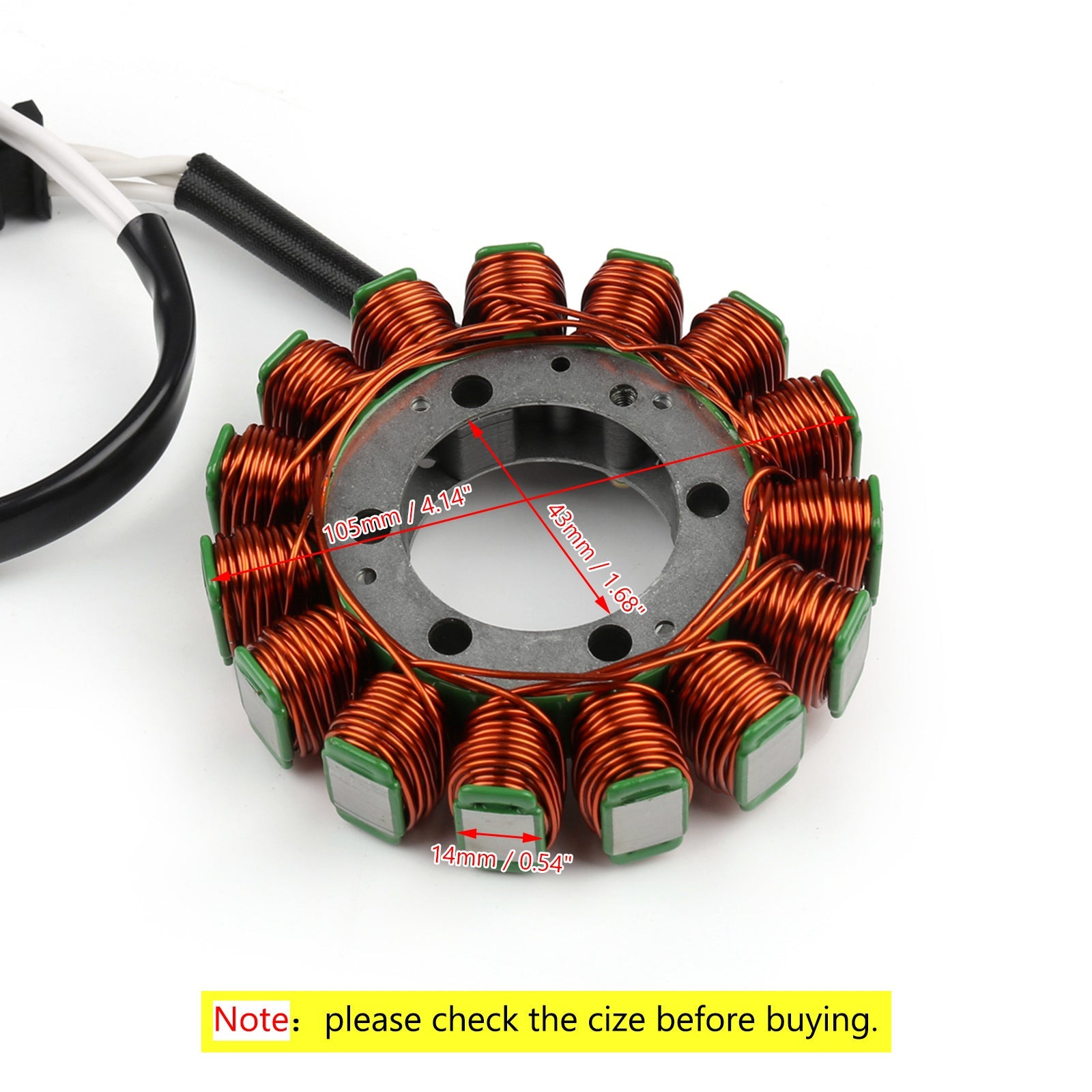 Motorcycle Stator Coil Fits For Kawasaki ZX1000 Ninja ZX-10R (06-07) Generic