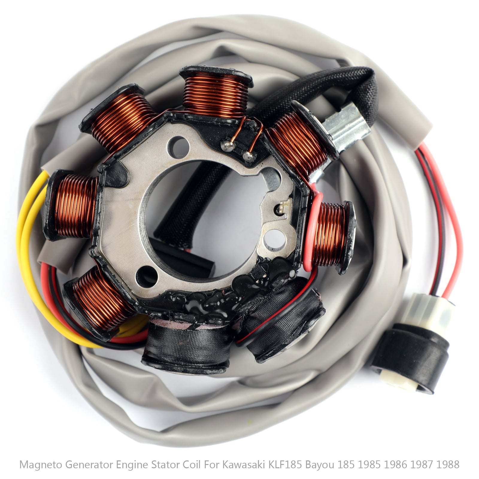 Magneto Generator Engine Stator Coil For Kawasaki KLF185 Bayou 185 1985 1986 1987 1988