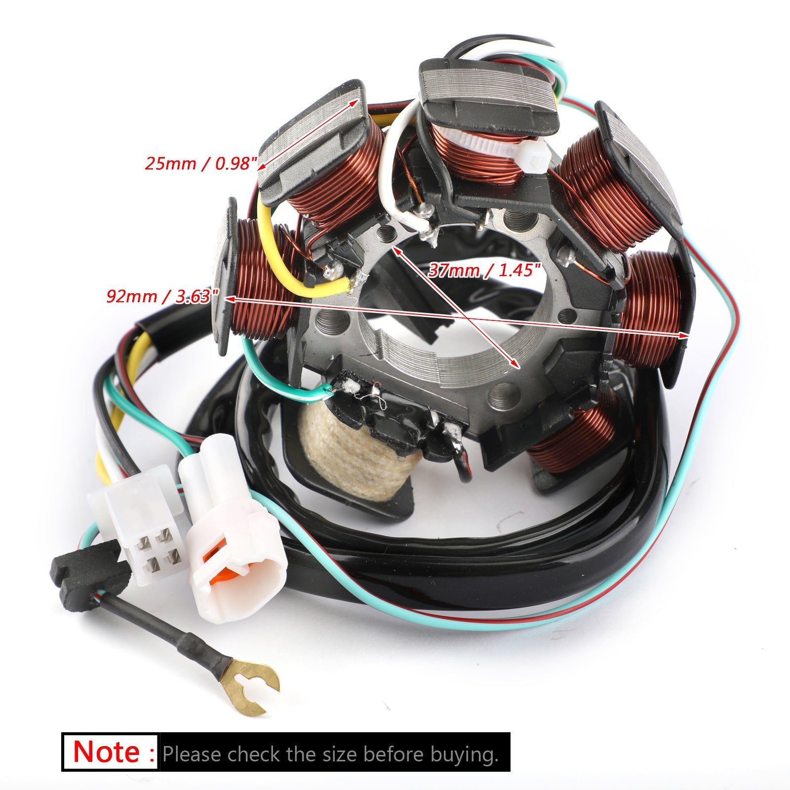 Alternator Stator Coil For Yamaha DT125 DT125R 99-03 3RM-85560-00 3RM-85560-01 Generic