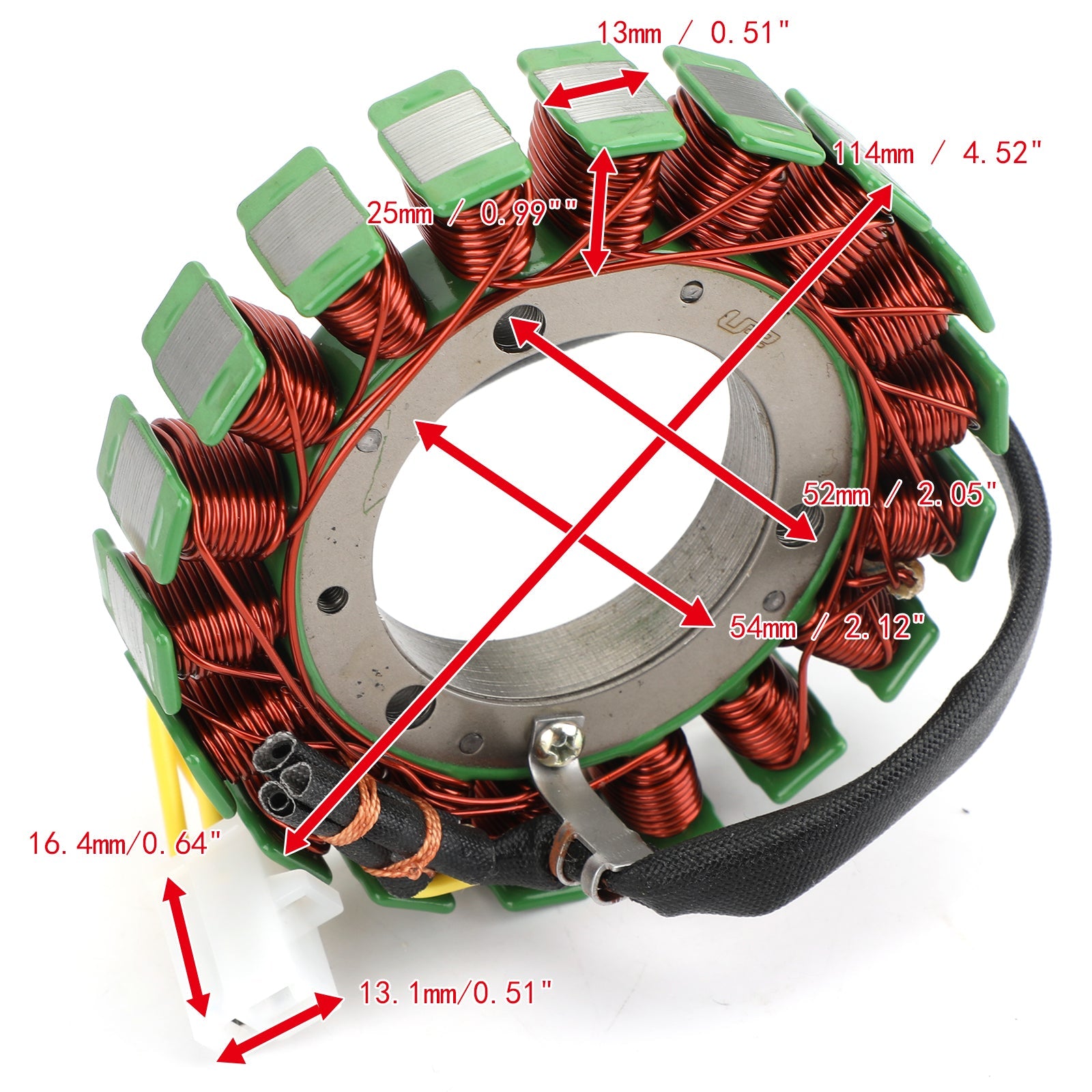 Bobina de estator magneto para Arctic Cat EXT 580 / Pantera 580 EFI L/C 97-98 3005-053 Genérico