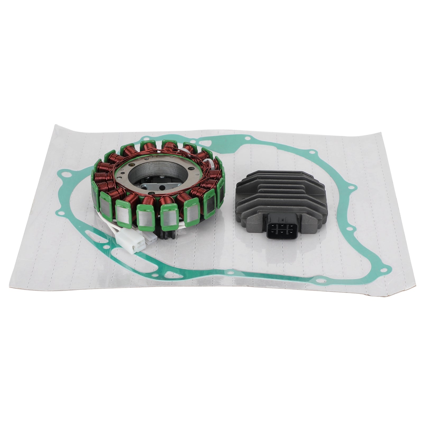 Magneto Stator+Voltage Rectifier+Gasket For Yamaha XVS1100 DragStar V-Star 99-02 Generic