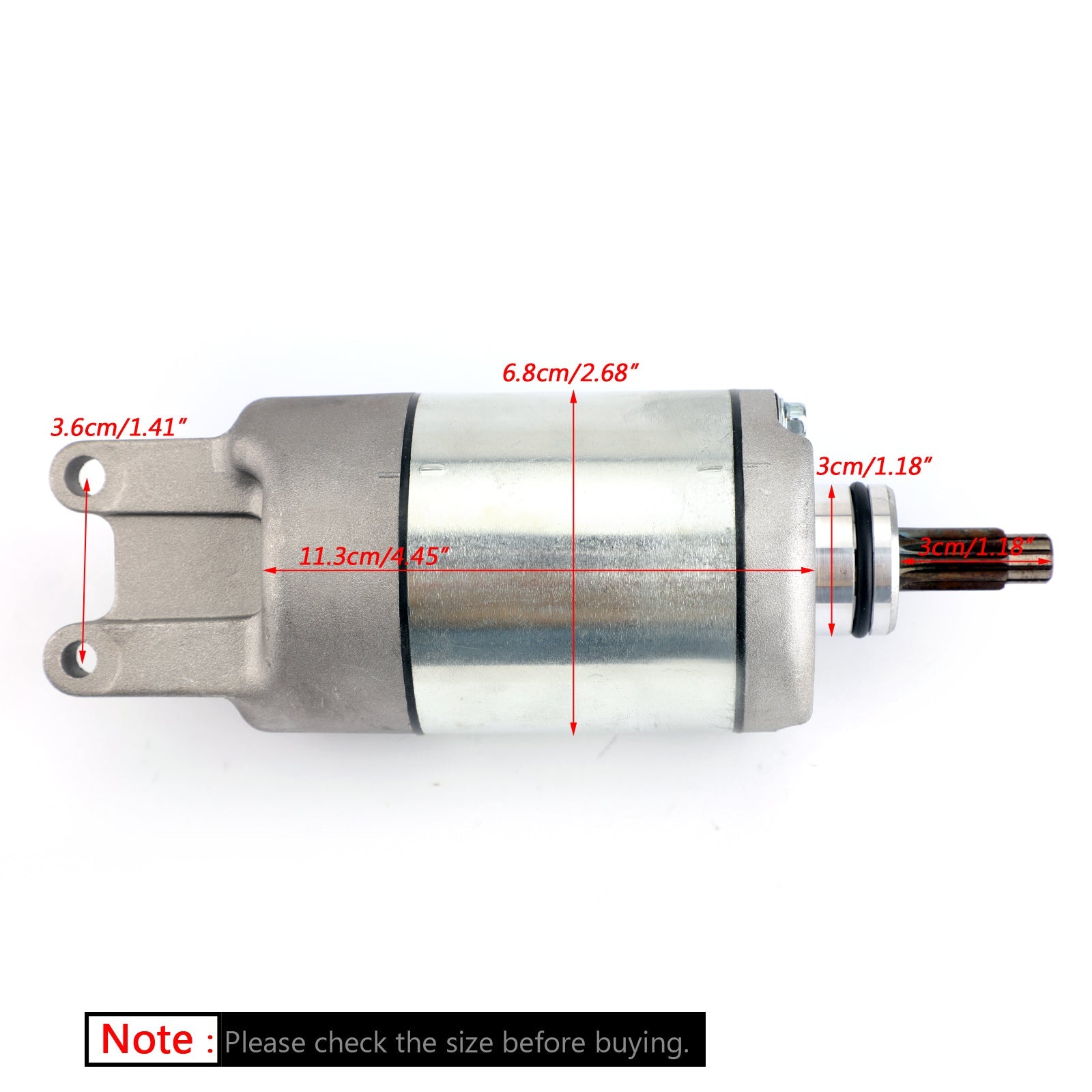 Electric Starter Motor for Honda TRX300 Sportrax 300 X 2009 31200-HM3-671 Generic