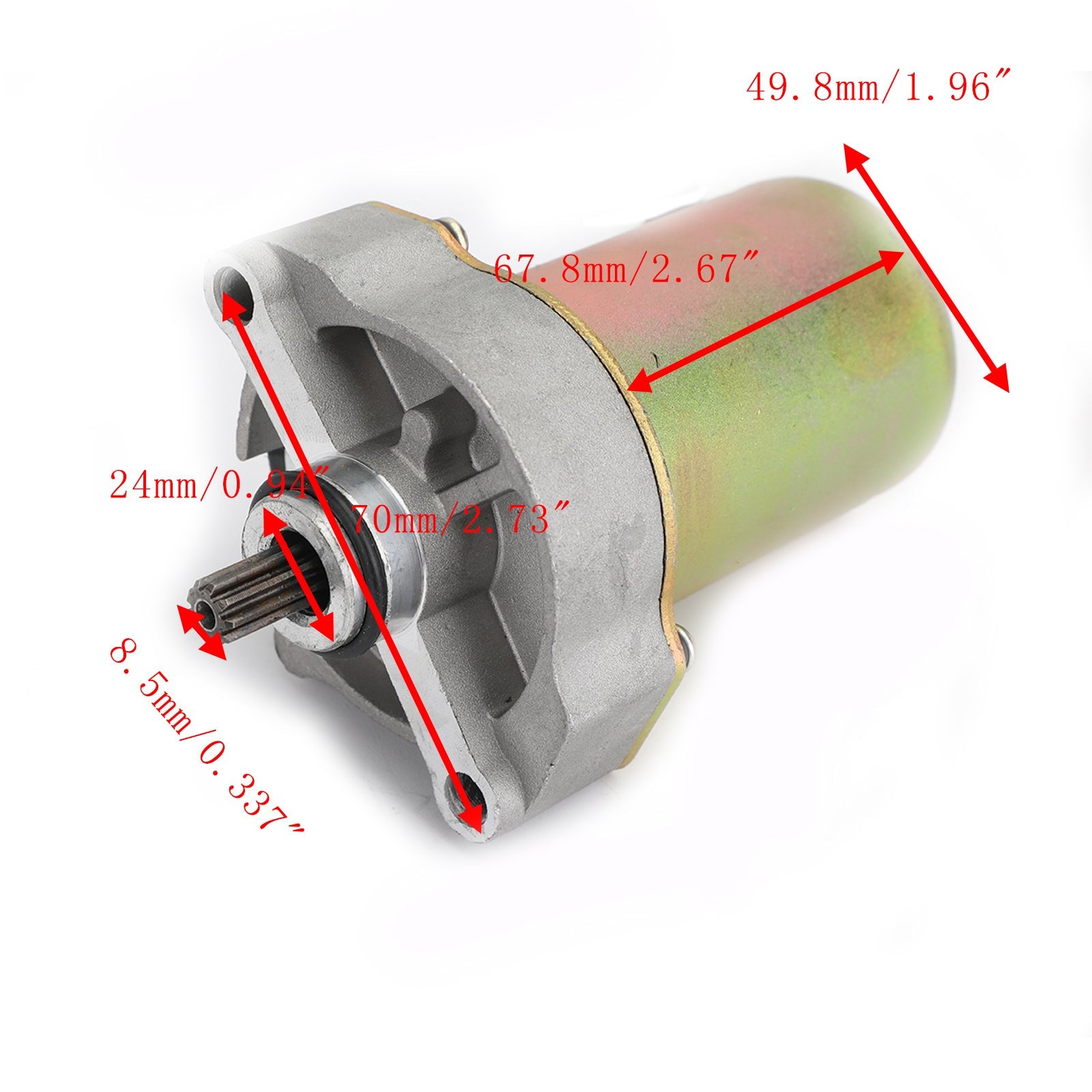 STARTER MOTOR FOR POLARIS OUTLAW 90 110 SPORTSMAN 90 110 ATV # 0454952 0453478 Generic