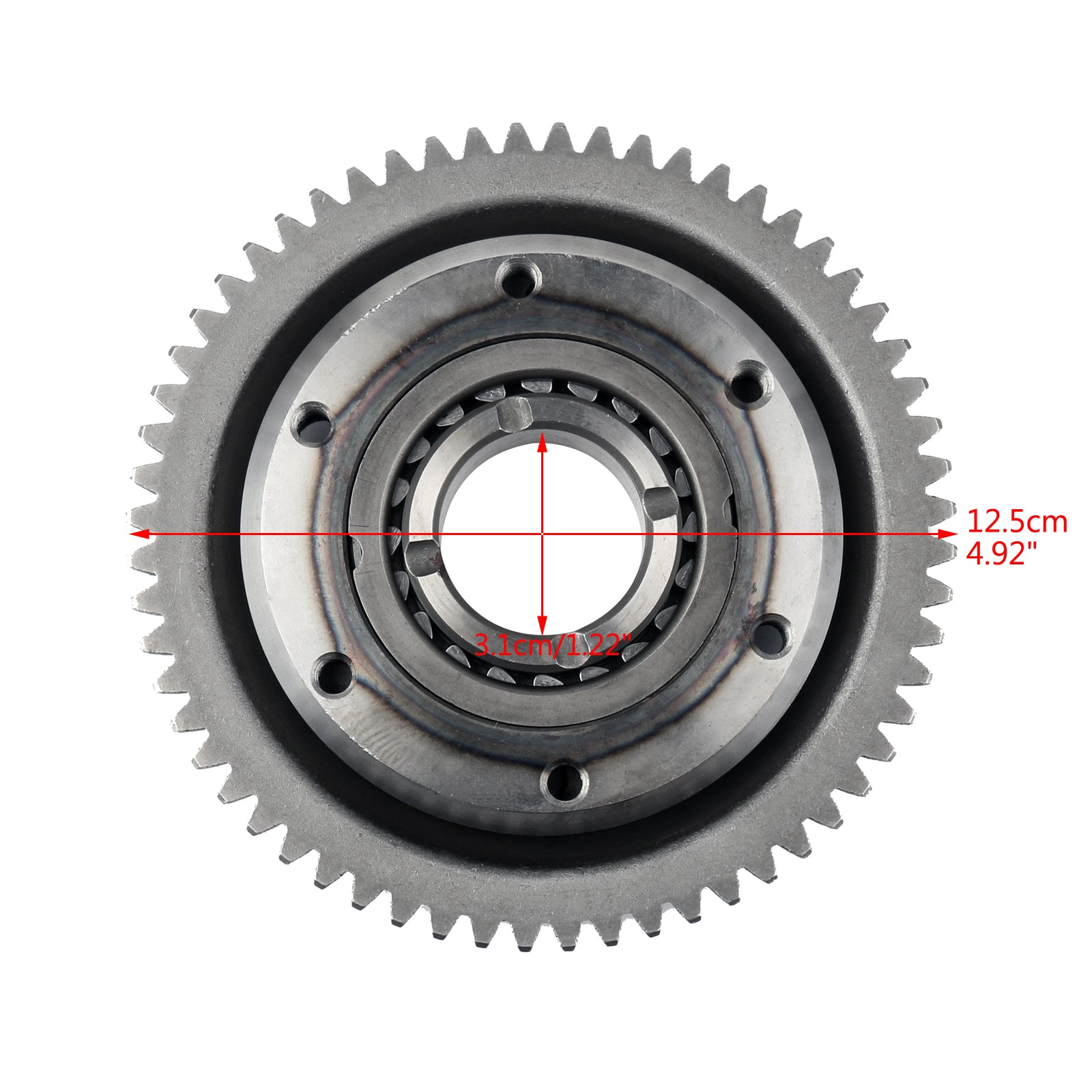 Engranaje de reducción del extractor del volante del embrague de arranque para Honda NX250 A 1988-1990 AX-1 genérico