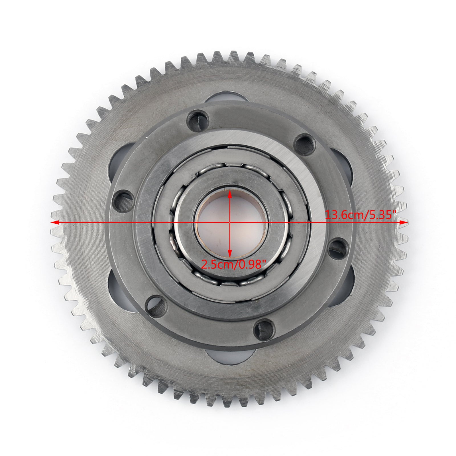 Engranaje de reducción del extractor del volante del embrague de arranque para Yamaha XV XVS SRV SRX 250 genérico