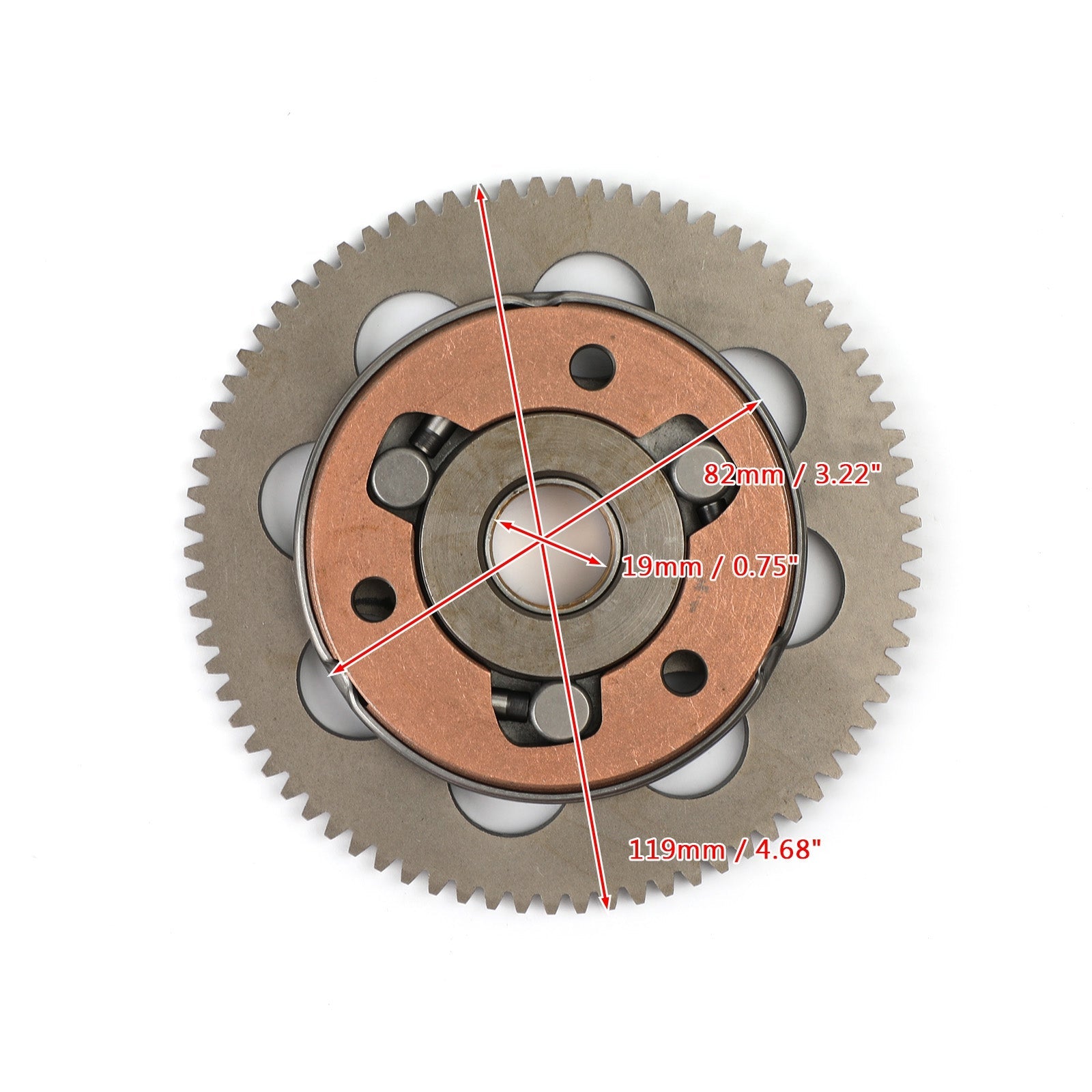 One Way Starter Clutch & Gear For Yamaha TTR TT-R 50E TTR90 03-17 4ST-15524-00 Generic