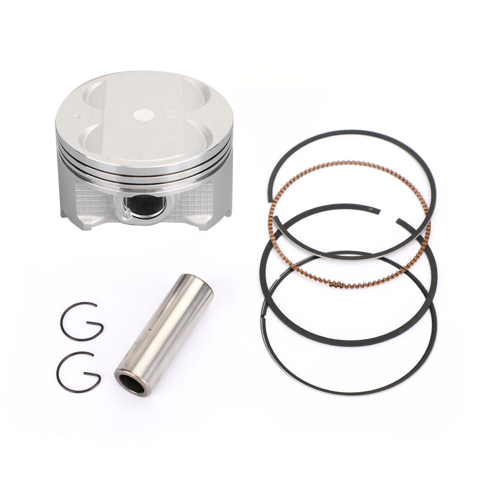 Piston Pin Ring Set STD / +0.25 / +0.50 / +0.75 Bore Size Fit for Suzuki AN 400 Burgman 400 S 1999-2006 Generic