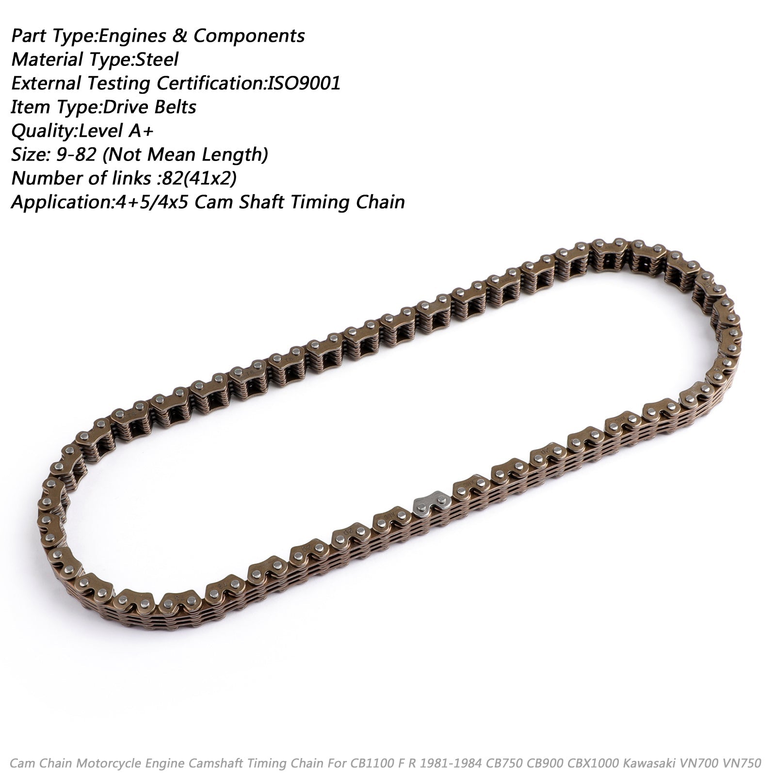 Timing Cam Chain For Honda CB750C CB750F CB750K CB750SC CB900C CB900F 79-83 Generic