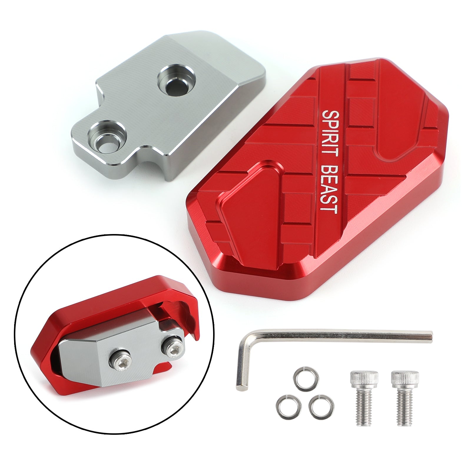 Rear Brake Enlarger Lever Pedal Extension Alu For Honda Cm 300 Rebel 2021 Titanium Generic