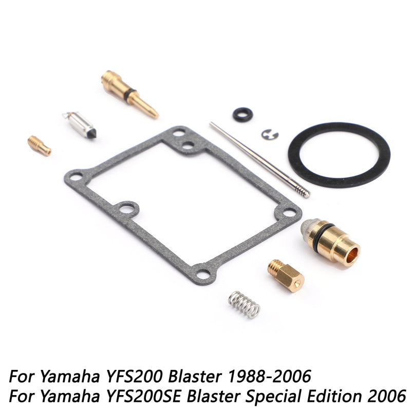 Kit de reparación de reconstrucción de carburador CARB para Yamaha YFS 200 Blaster 200 YFS200 88-06 genérico