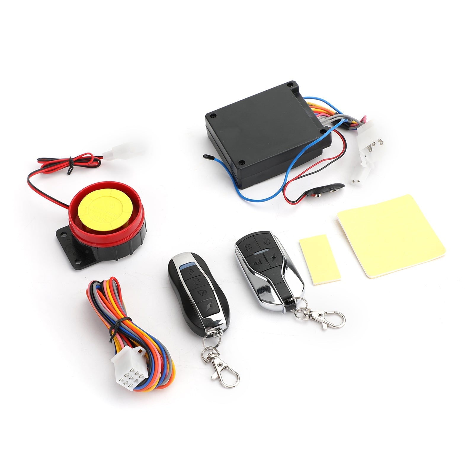 Motorcycle Scooter Anti-theft Security Alarm System Remote Control Engine Start Generic