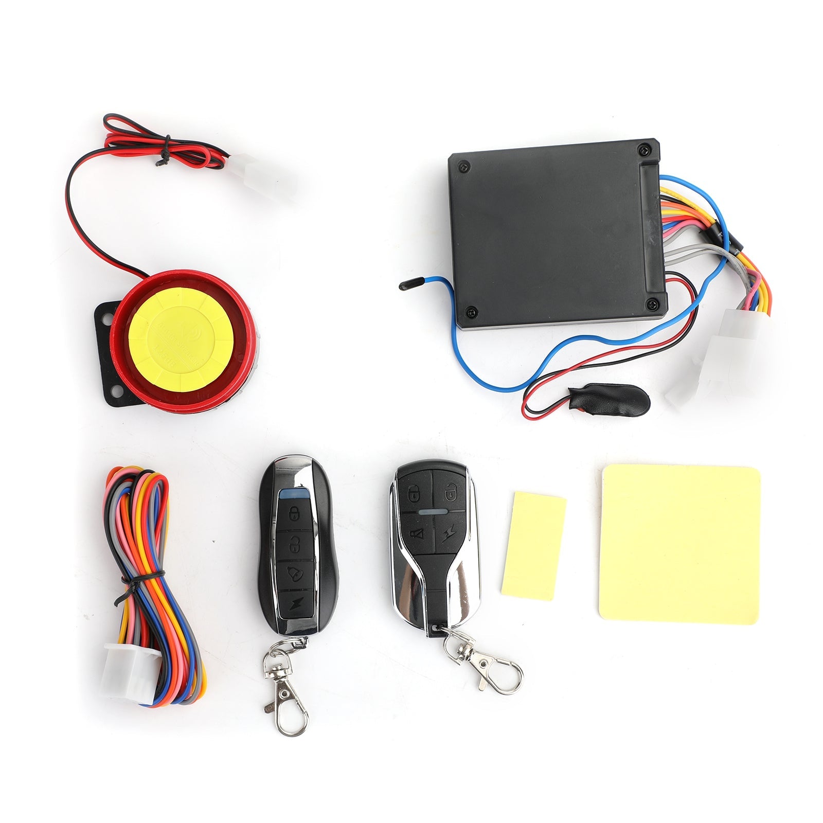 Motorcycle Scooter Anti-theft Security Alarm System Remote Control Engine Start Generic