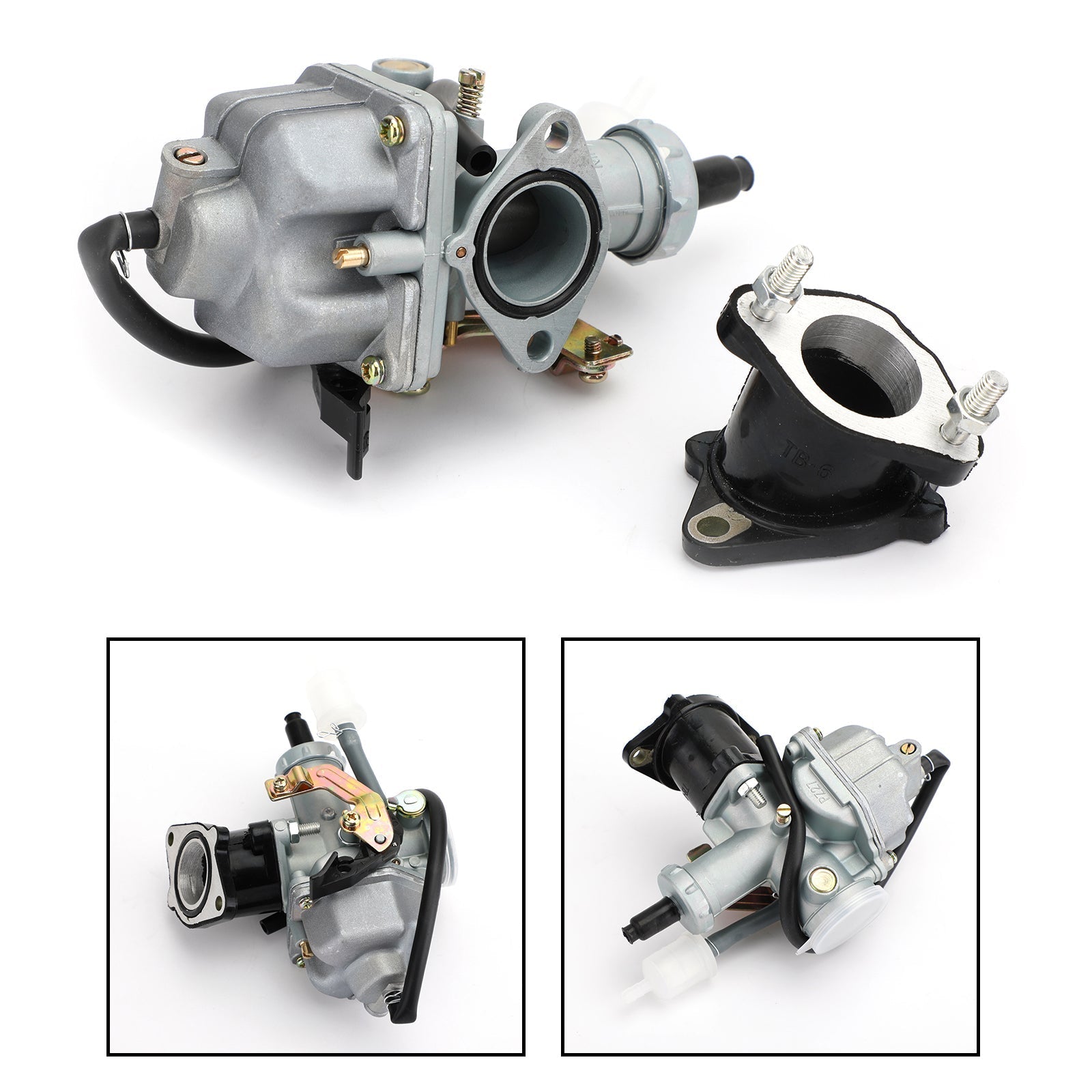 Carburetor & Intake Manifold Boot For Honda ATC185S ATC200ES ATC200E ATC200M Generic