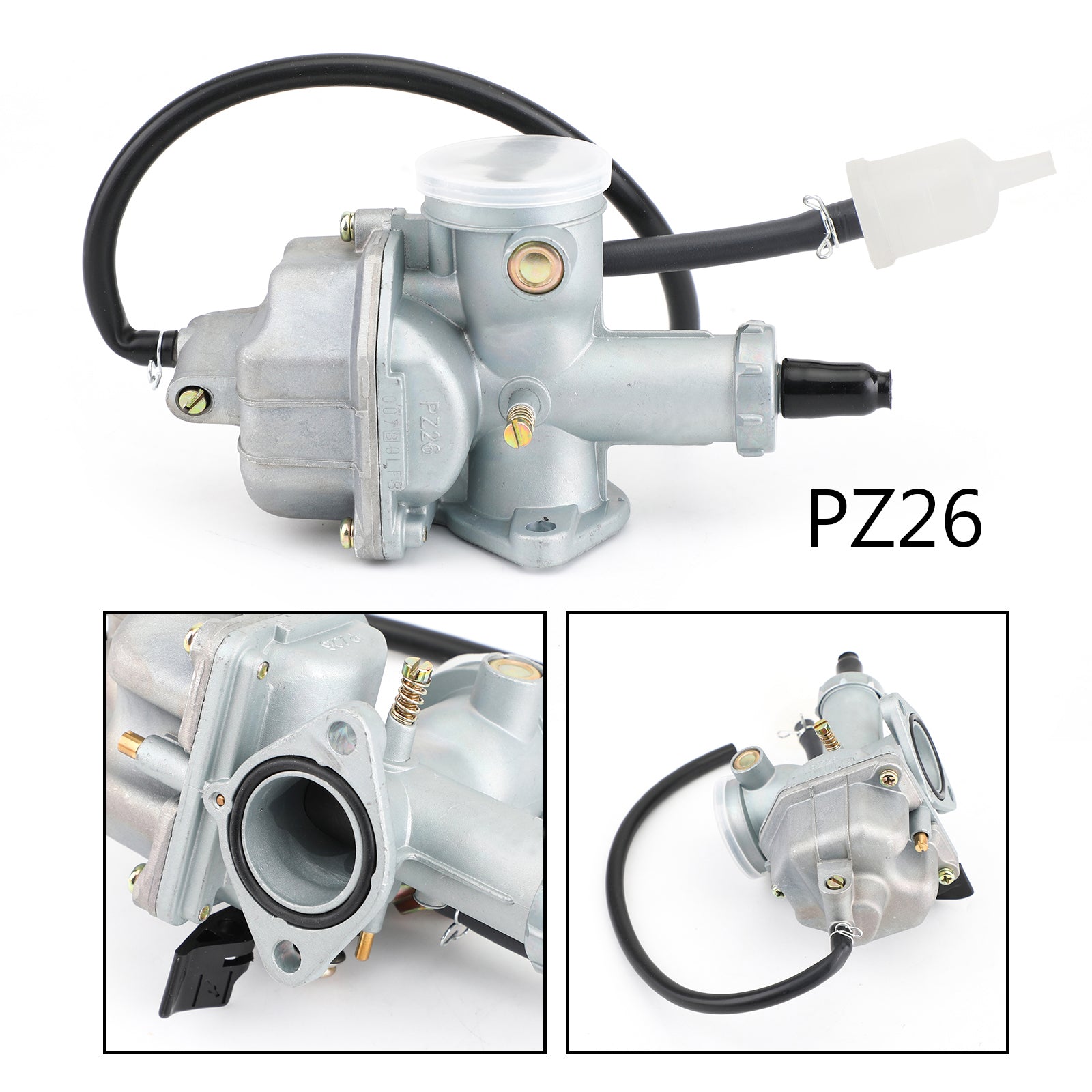 New PZ26 Carb Carburetor for 125cc-300cc 150cc ATV Dirt Bike Go Kart 26mm Intake Generic