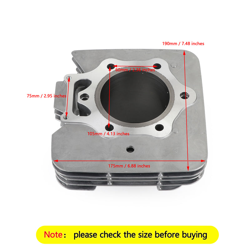 Kit de extremo superior de junta de pistón de cilindro apto para Honda Foreman 450 Trx450 S Es 98-04 Generic CA Market