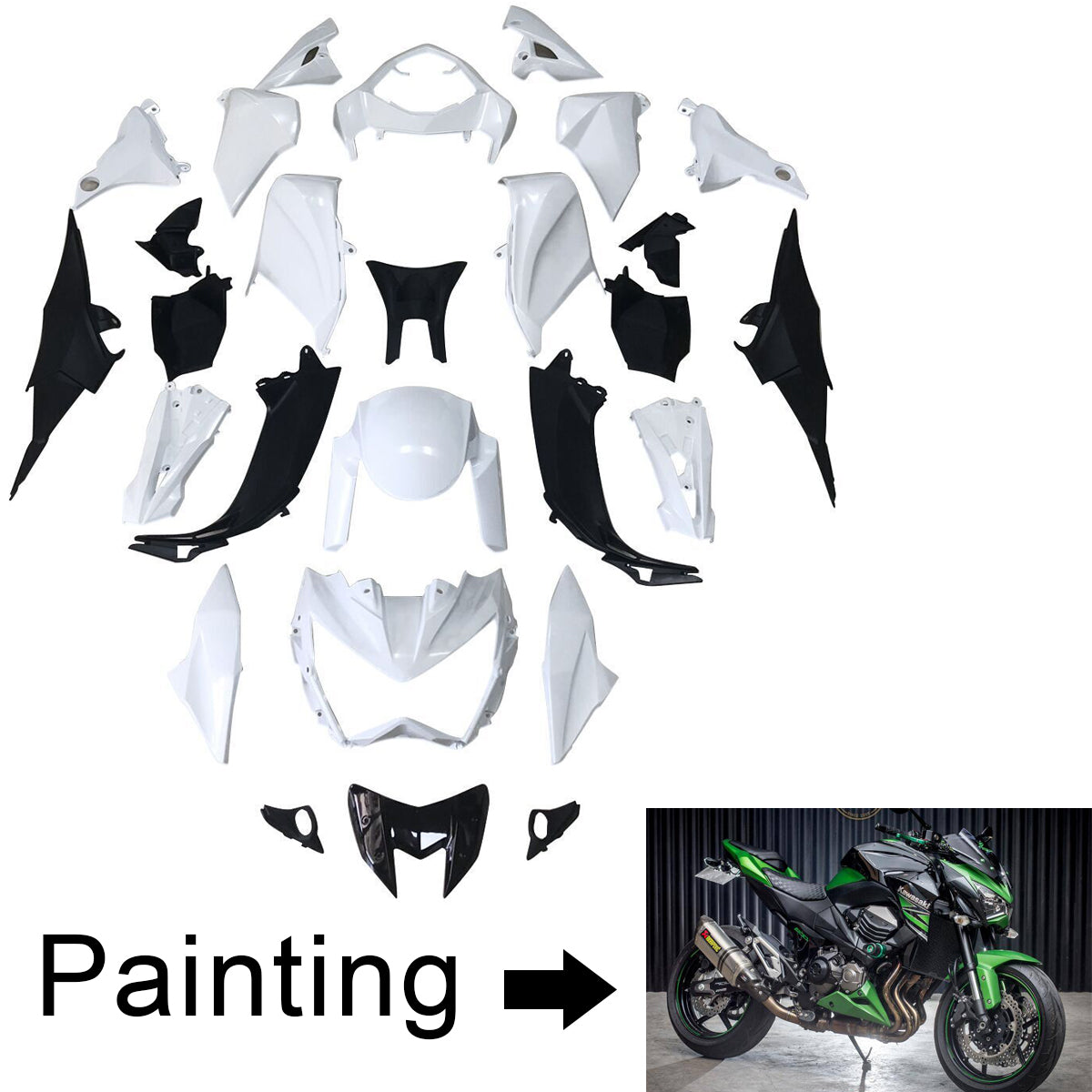 Kawasaki Z800 2013-2018 Fairing Kit