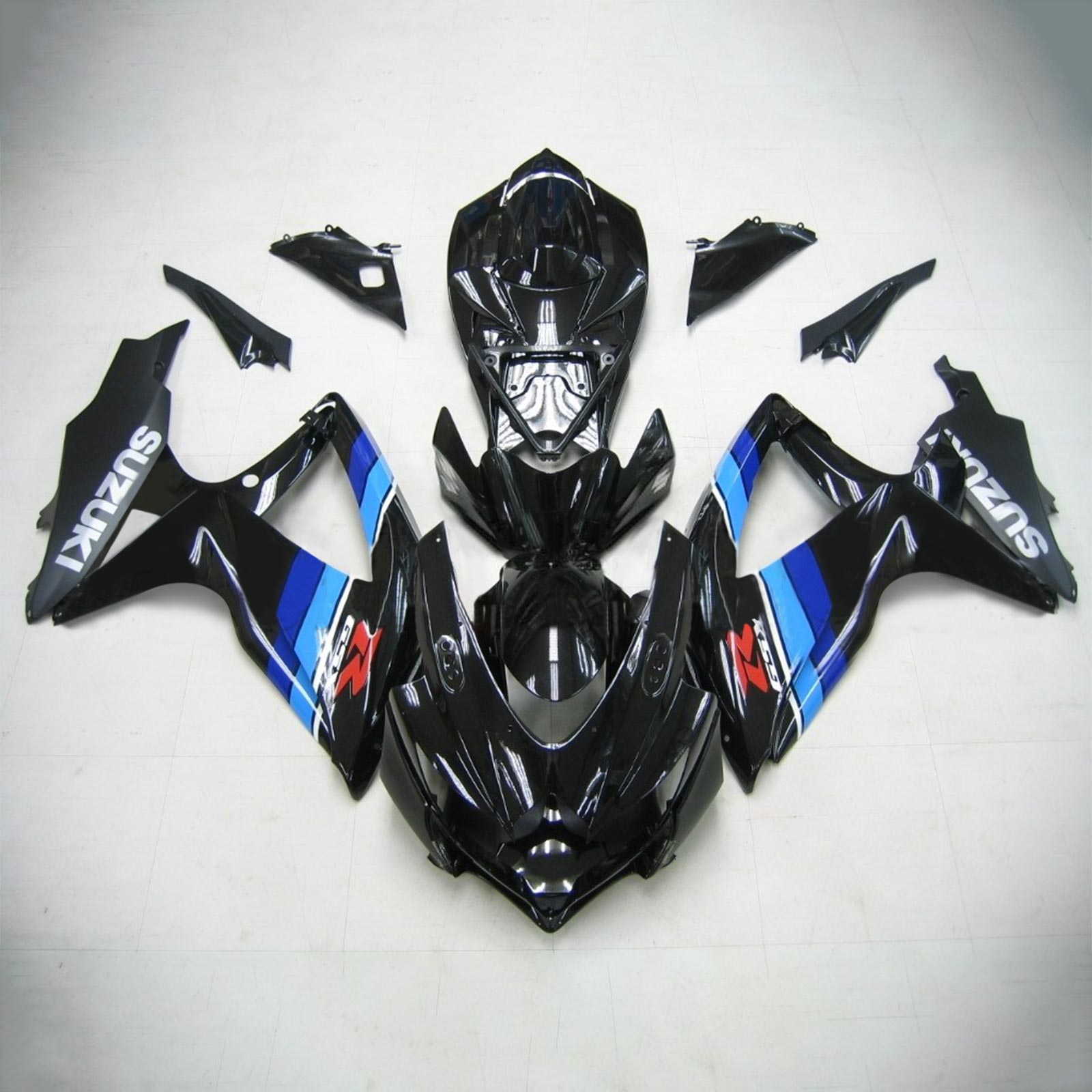 سوزوكي GSXR 600/750 2008-2010 الهدايا المجمعة هيكل السيارة البلاستيك ABS K8