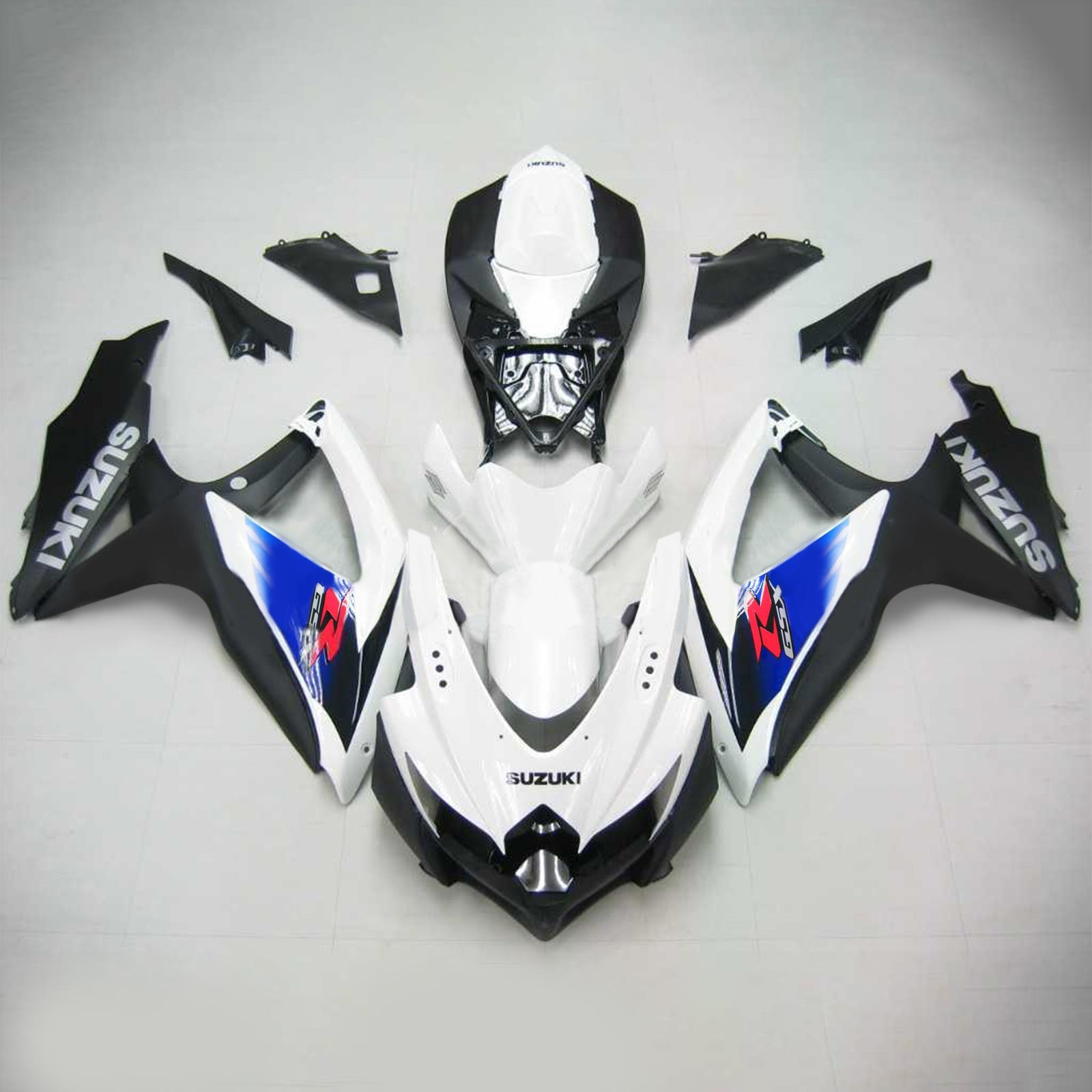 سوزوكي GSXR 600/750 2008-2010 الهدايا المجمعة هيكل السيارة البلاستيك ABS K8