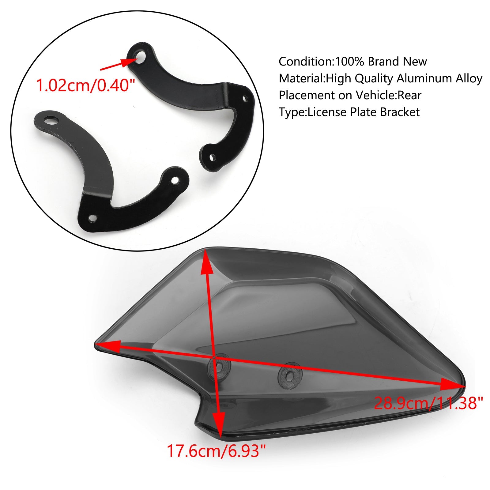 Deflector de viento Universal para motocicleta ABS, protector de manos para Motocross, protector genérico