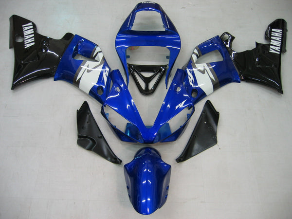 Fairings 2000-2001 ياماها YZF-R1 أزرق أسود R1 عام