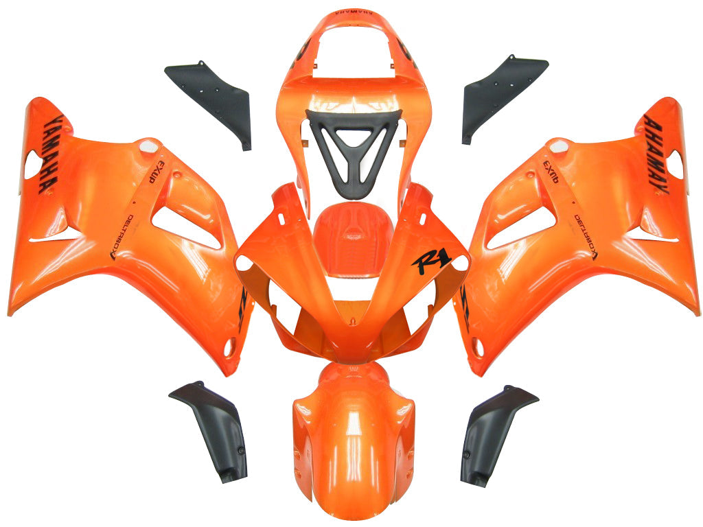 Fairings 2000-2001 Yamaha YZF-R1 Orange R1  Generic