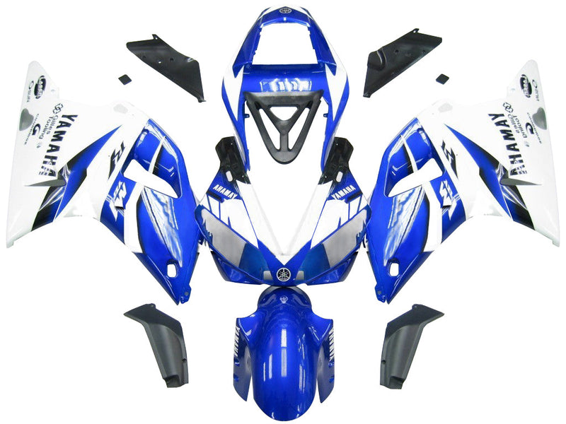 Carenados 2000-2001 Yamaha YZF-R1 Azul y Blanco R1 Genérico