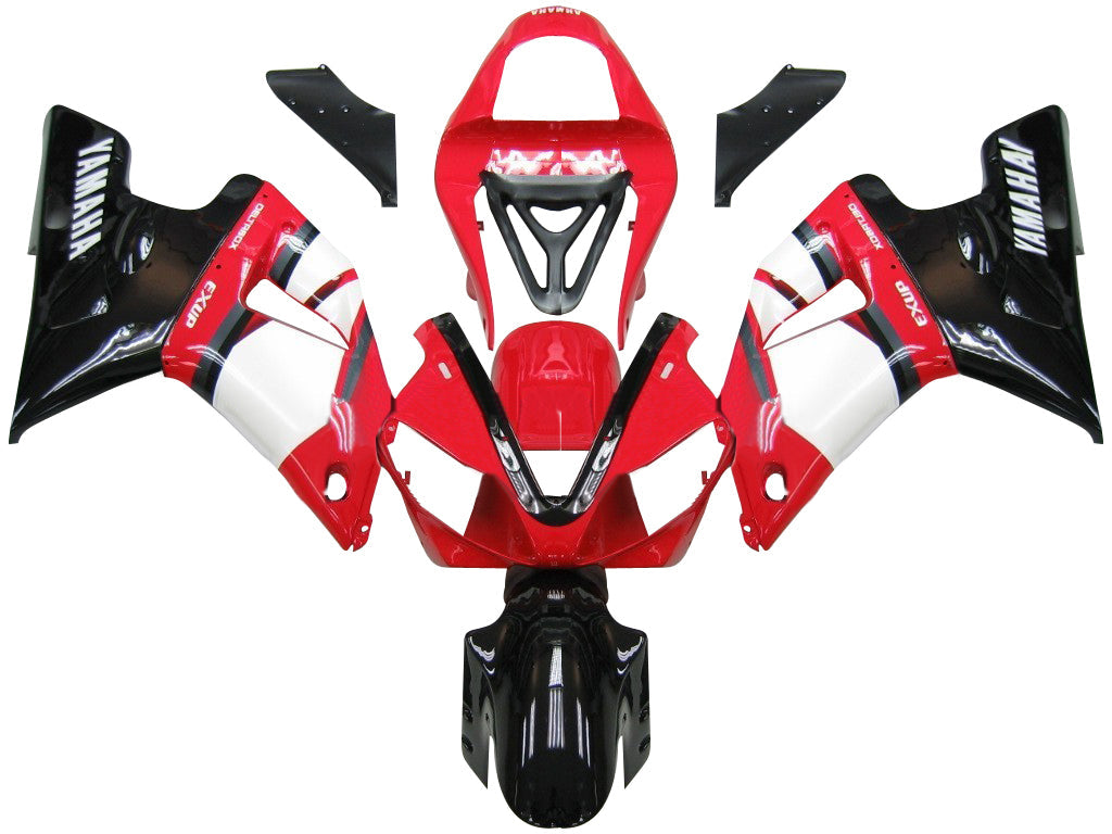 Fairings 2000-2001 Yamaha YZF-R1 Red White Black  R1  Generic