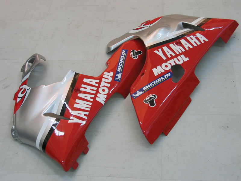 Carenados 2000-2001 Yamaha YZF-R1 Plata Rojo Fortuna Genérico