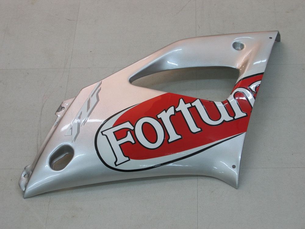 Fairings 2000-2001 Yamaha YZF-R1 Silver Red Fortuna  Generic