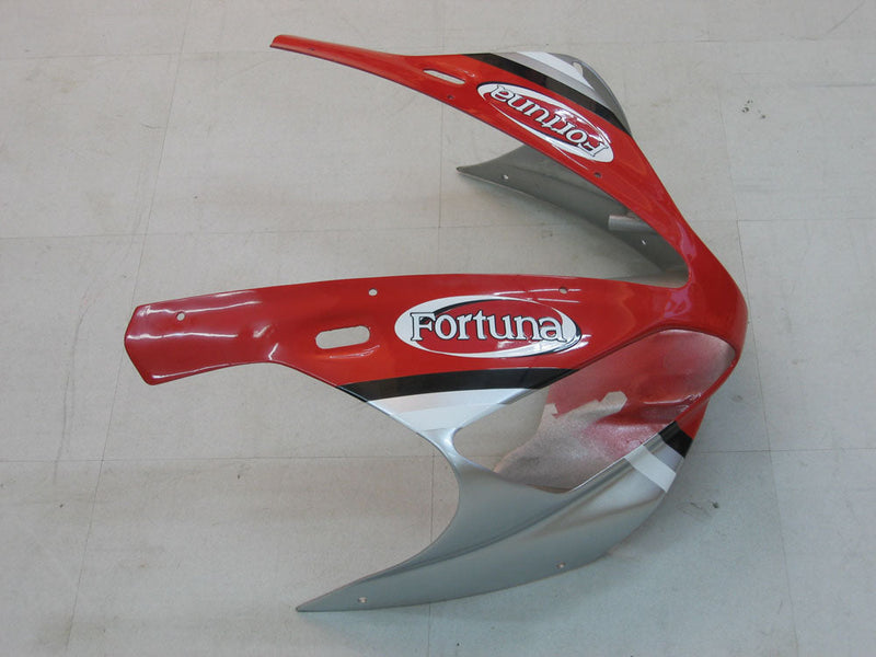 Fairings 2000-2001 ياماها YZF-R1 فضي أحمر فورتونا عام